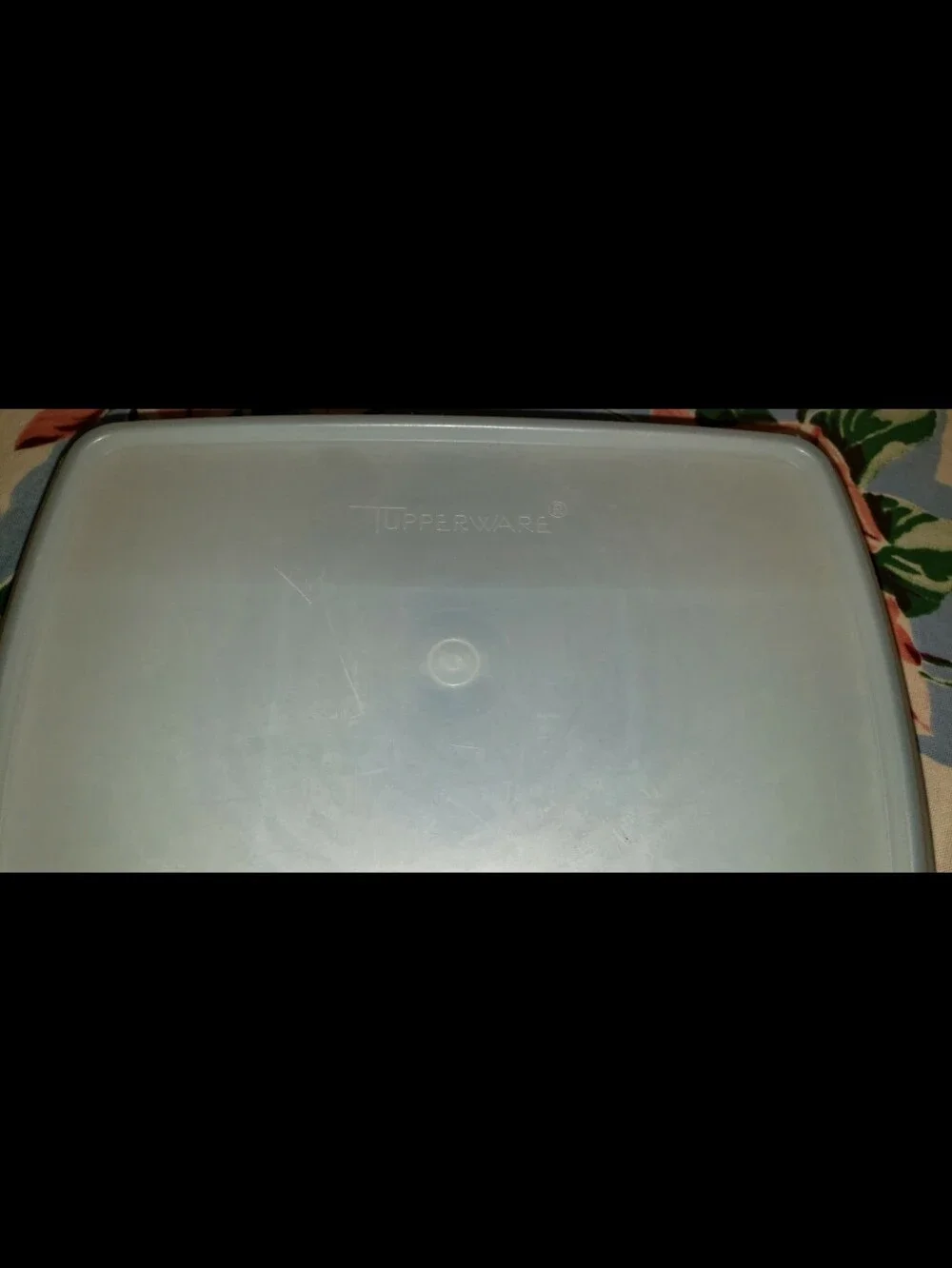 Tupperware vintage blue